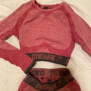 Gym shark workout set (seamless)